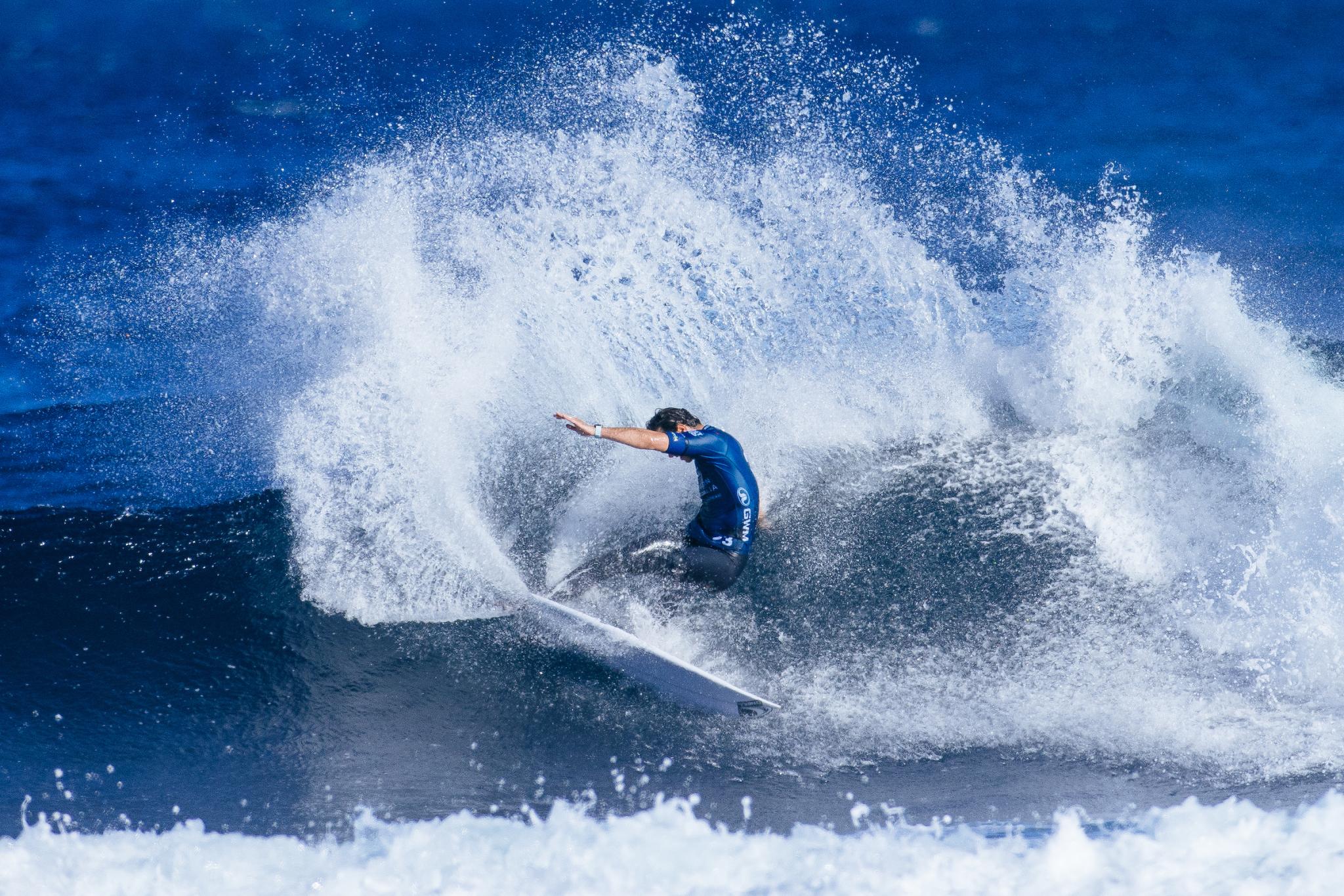 Jordy Smith surfing Mainbreak at Margaret River