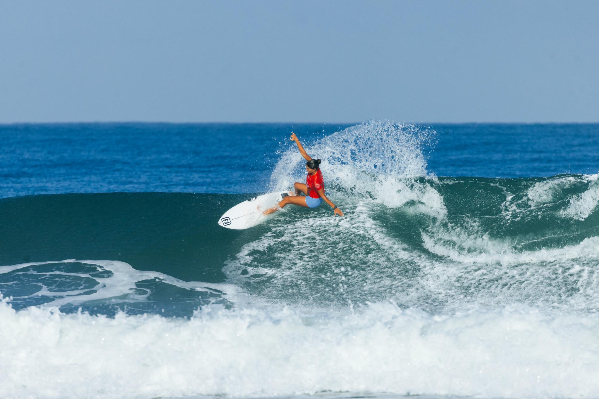 Luana Silva at Urbiztondo Beach in the Philippines