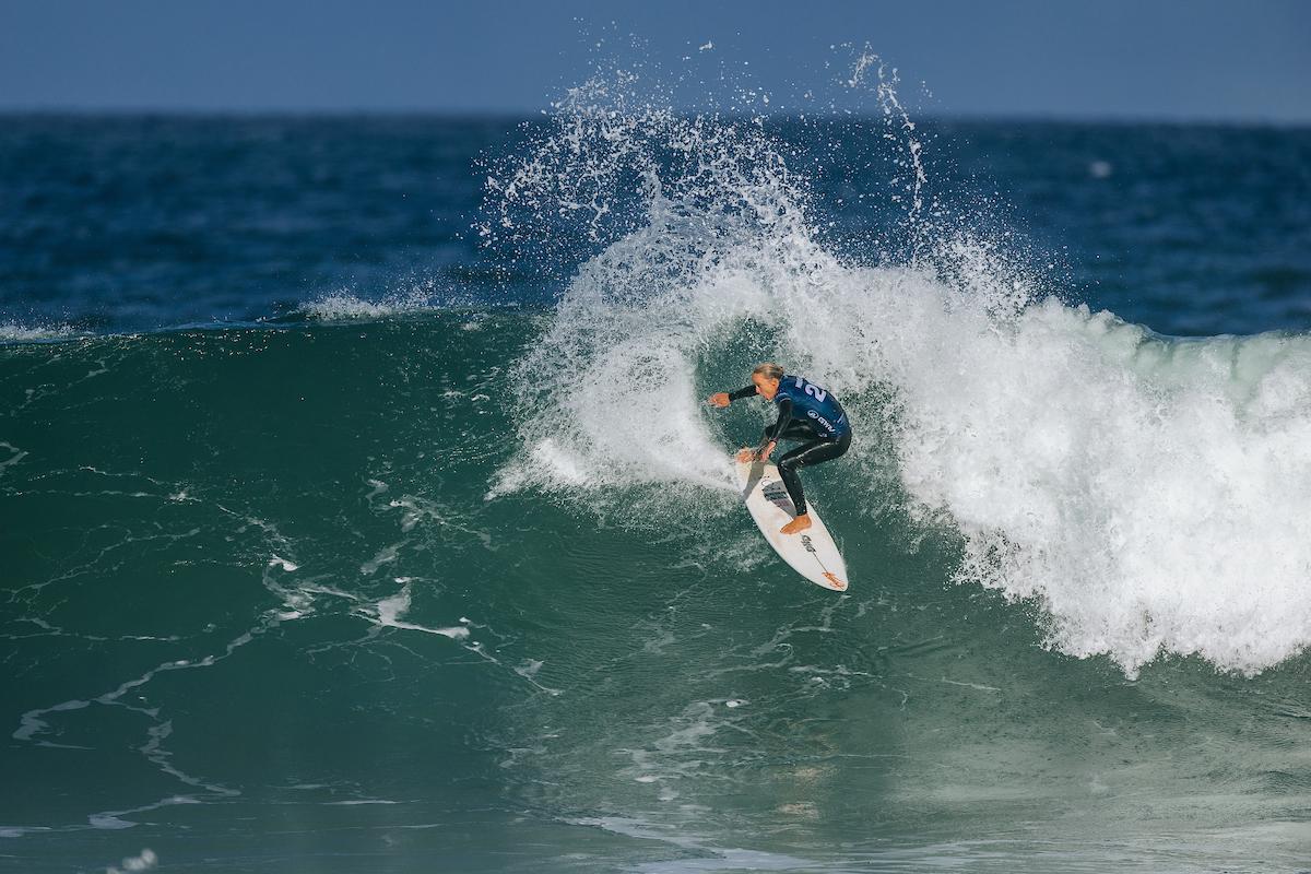 Isabelle Nichols on her way to winning the Rip Curl Pro Bells Beach 2025