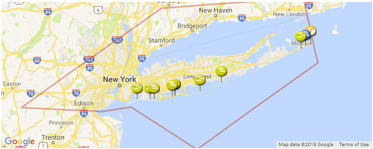 New York surf map