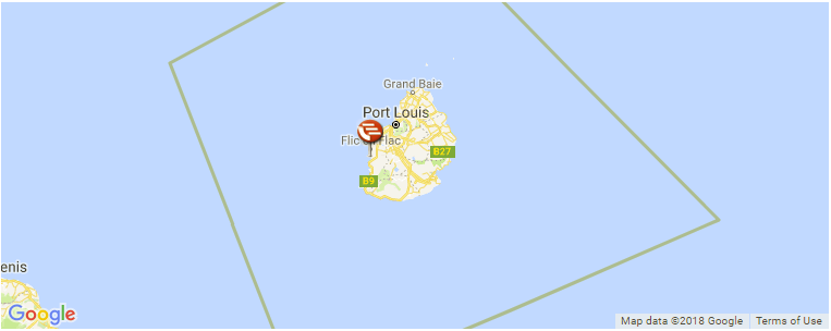 Mauritius surf map