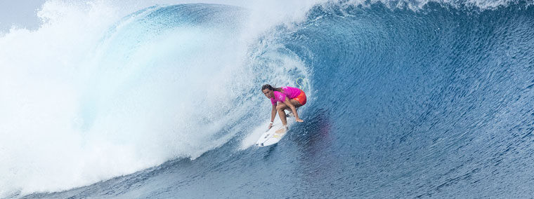 Courtney Conlogue won the Fiji Women's Pro final over Tatiana Weston-Webb