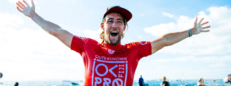 Matt Wilkinson After Winning Outerbreak Fiji Pro