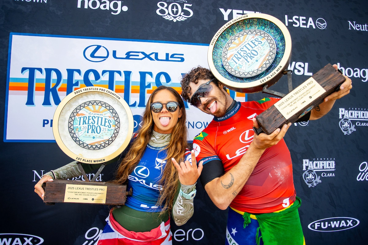 Winners of the 2025 Trestles Pro